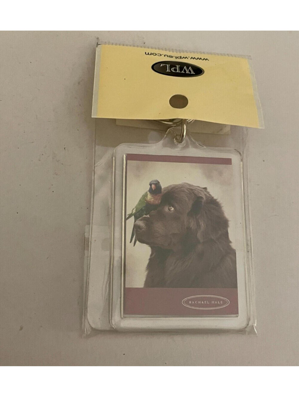 Rachel Hale Dog And Bird Keychain Key Chain Life Is Nothing Without Friendship